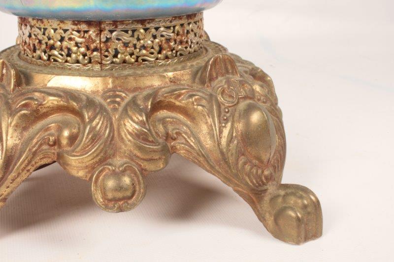 Vintage Opalescent Parlor Lamp