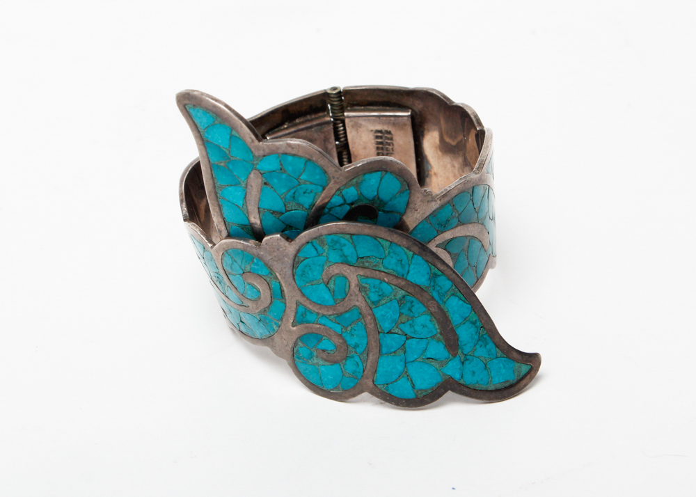 Sterling Silver and Turquoise Cuff Bracelet