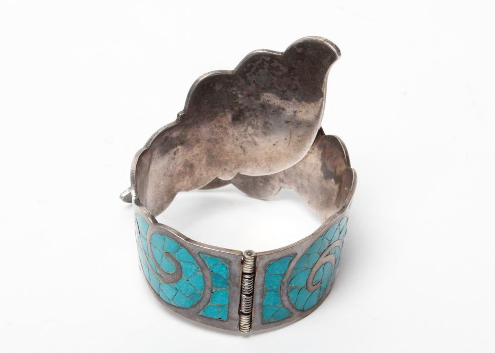 Sterling Silver and Turquoise Cuff Bracelet