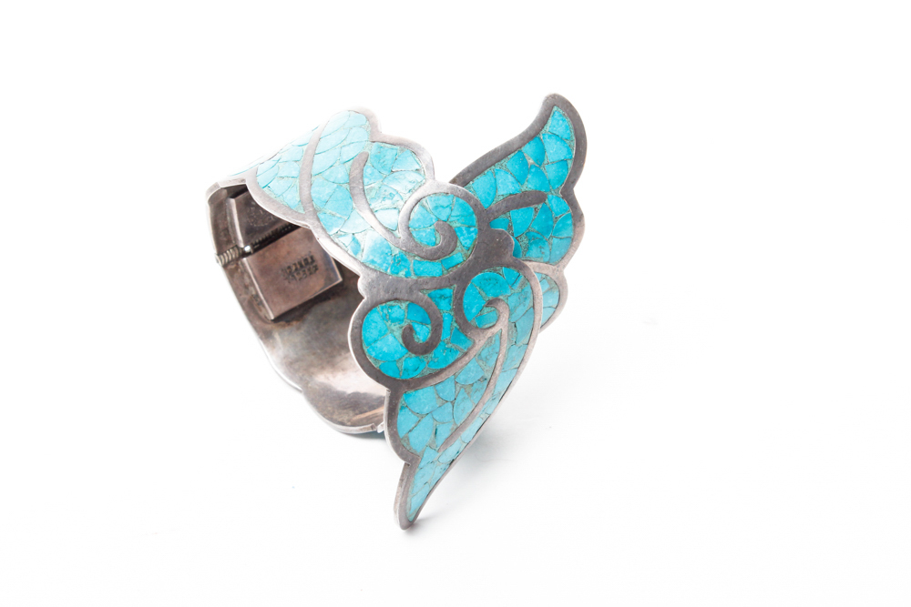 Sterling Silver and Turquoise Cuff Bracelet