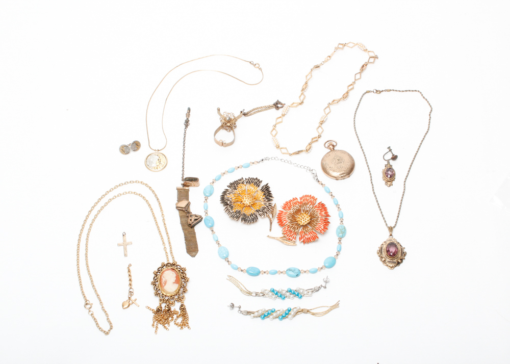 Collection of Vintage Costume Jewelry