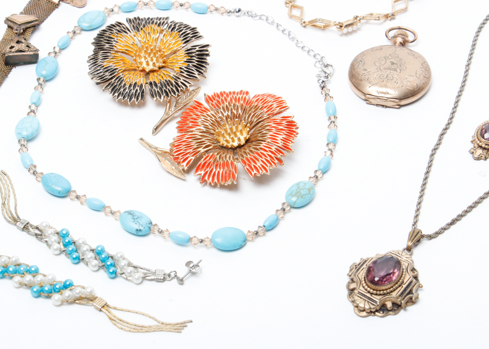 Collection of Vintage Costume Jewelry