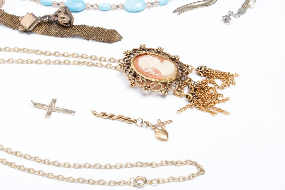 Collection of Vintage Costume Jewelry