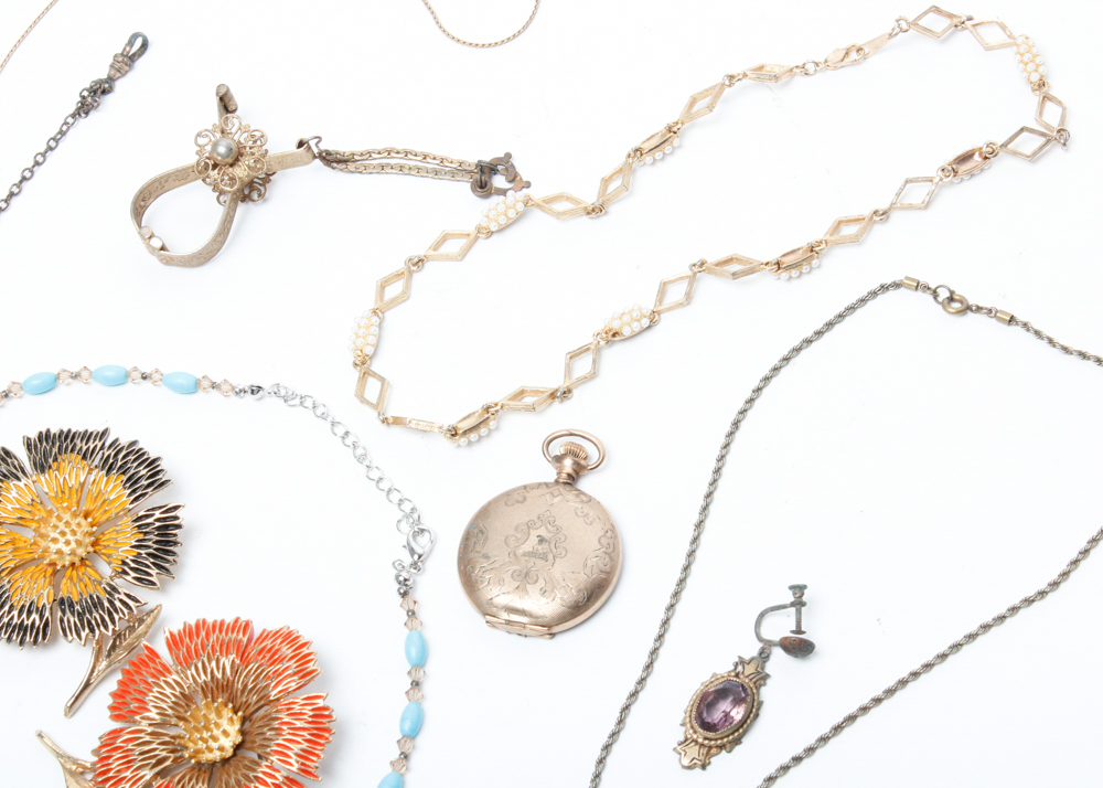 Collection of Vintage Costume Jewelry