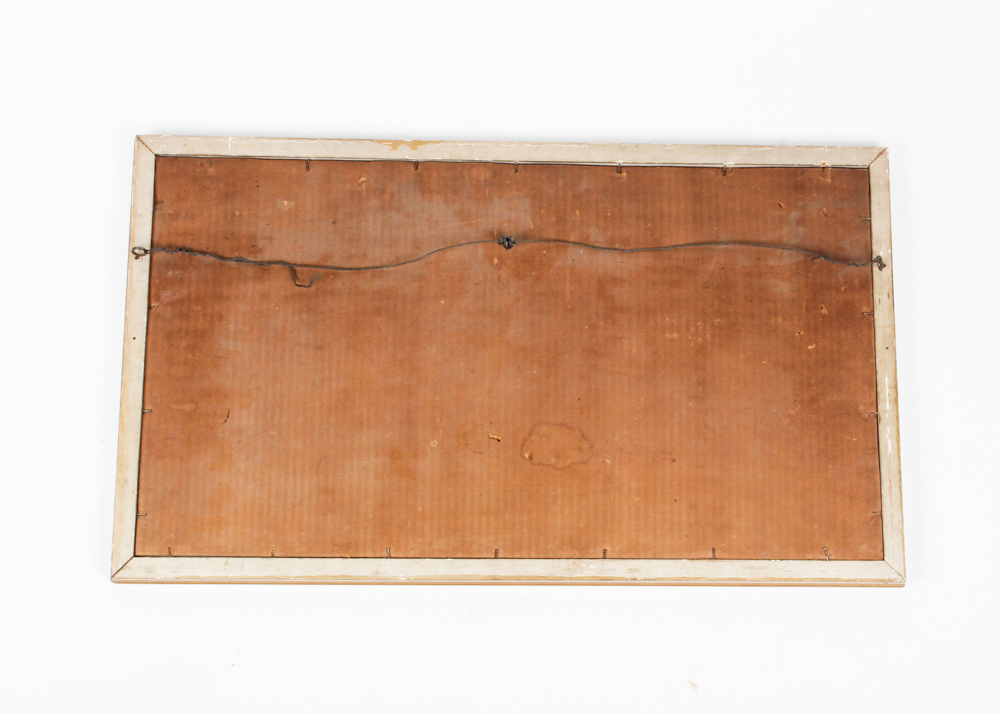 Original Signed Pastel Drawing on Paper "On The Rhine"