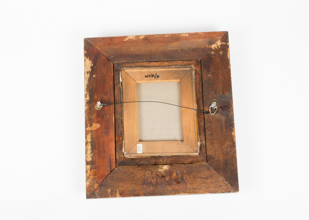 Original Oil on Canvas of a Hunter by Jacky