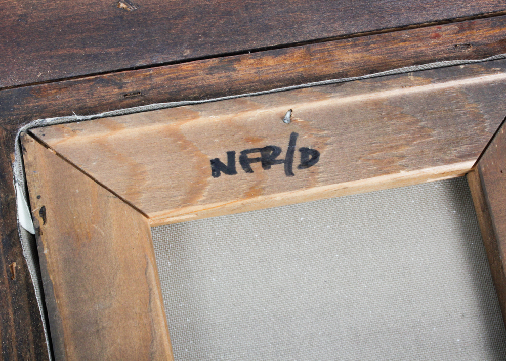 Original Oil on Canvas of a Hunter by Jacky