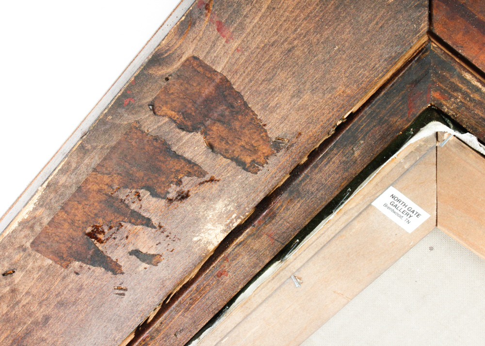 Original Oil on Canvas of a Hunter by Jacky