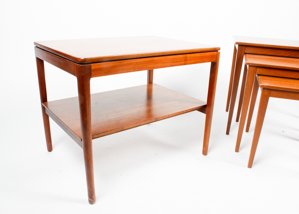Set of Walnut Nesting Tables