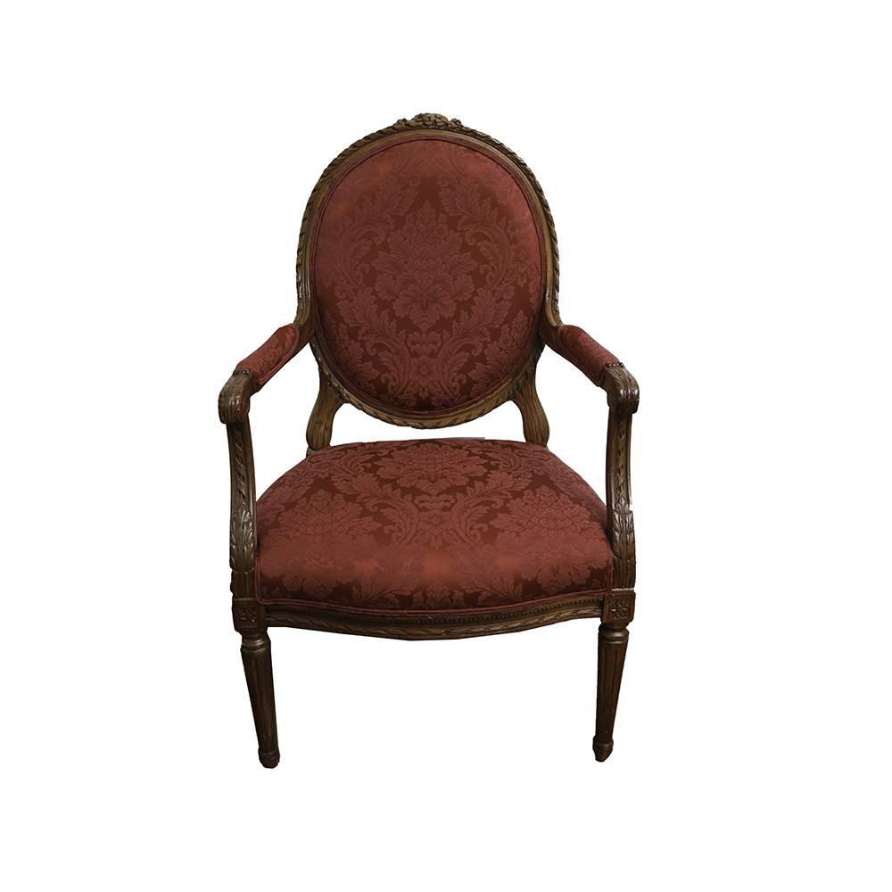 Federal Style Carved Mahogany Armchair