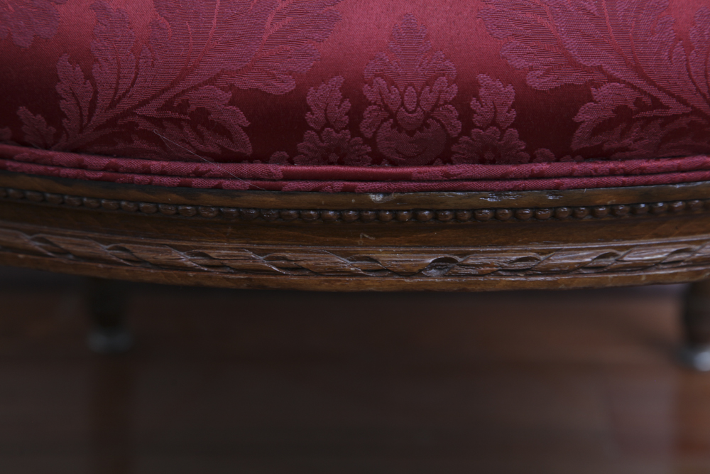 Federal Style Carved Mahogany Armchair
