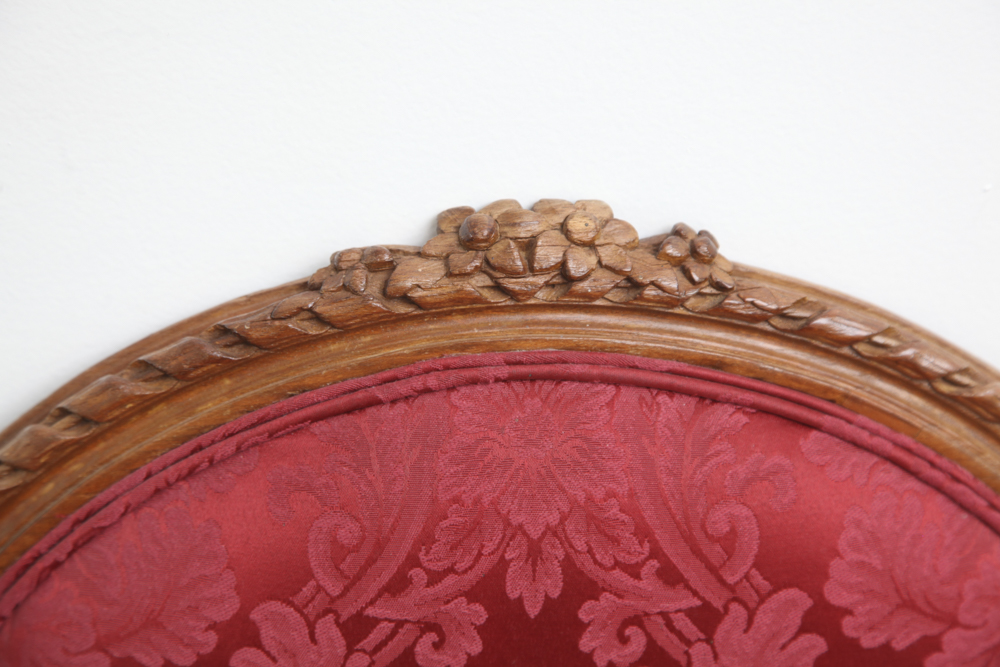 Federal Style Carved Mahogany Armchair