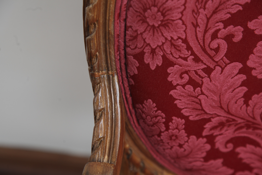 Federal Style Carved Mahogany Armchair