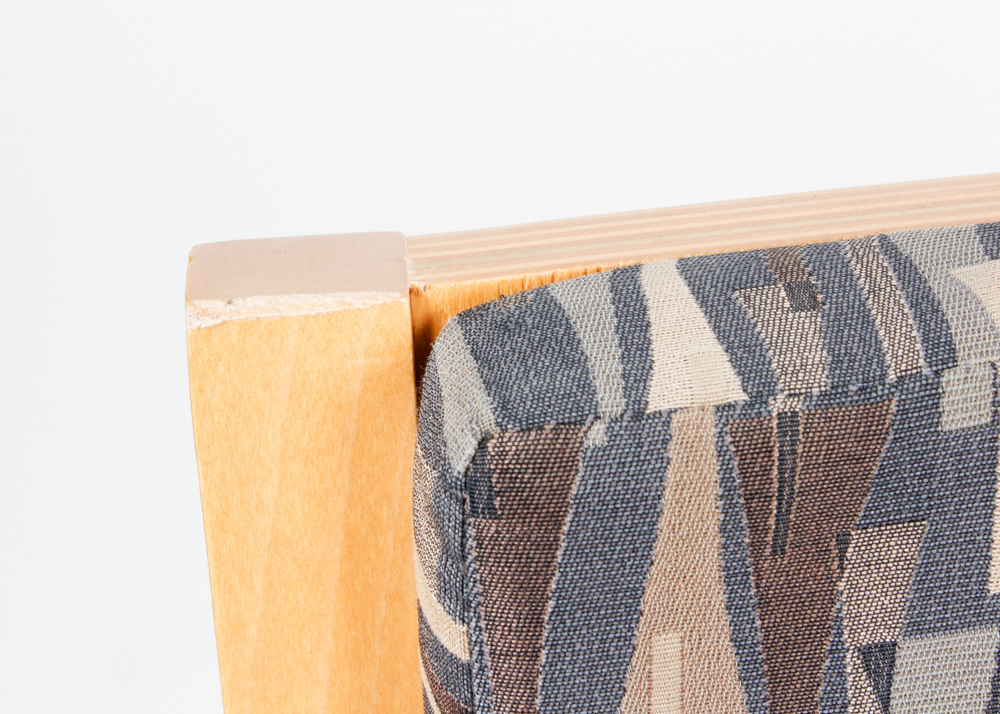 Pair of Vintage Upholstered Gunlocke Side Chairs