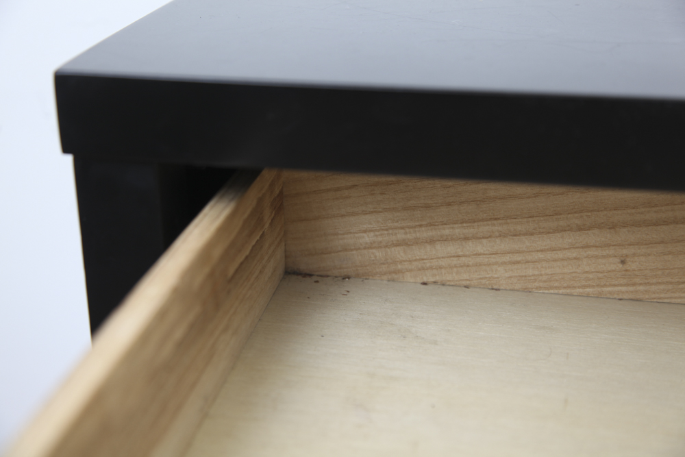 Pair of Black Side Tables