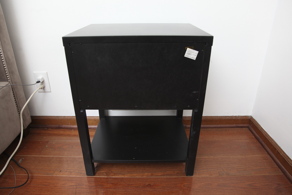 Pair of Black Side Tables