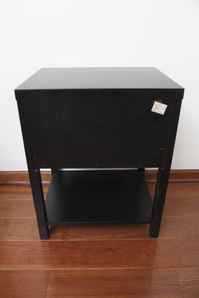 Pair of Black Side Tables