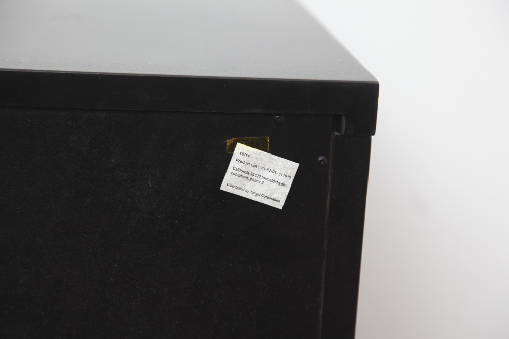 Pair of Black Side Tables