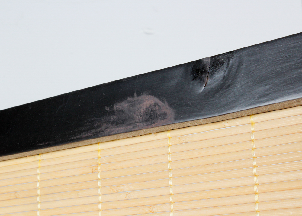 Large Wooden and Faux Bamboo Screen