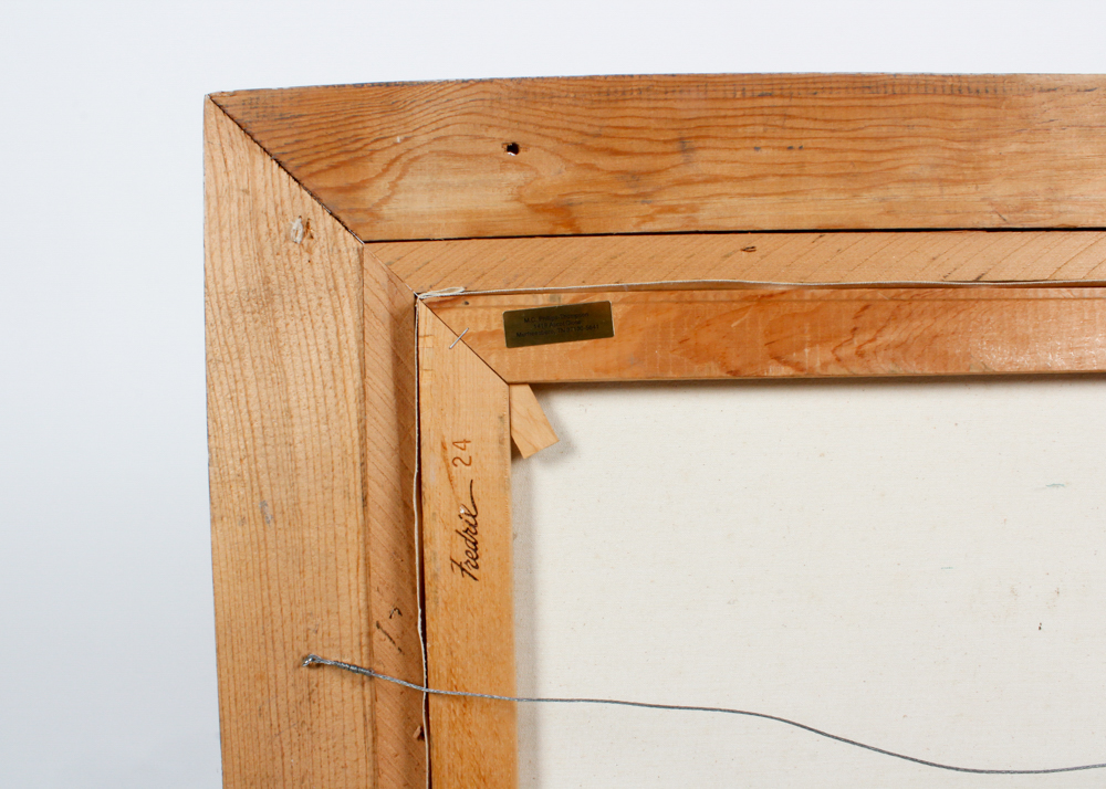 Acrylic Seascape on Canvas by J. Pierce