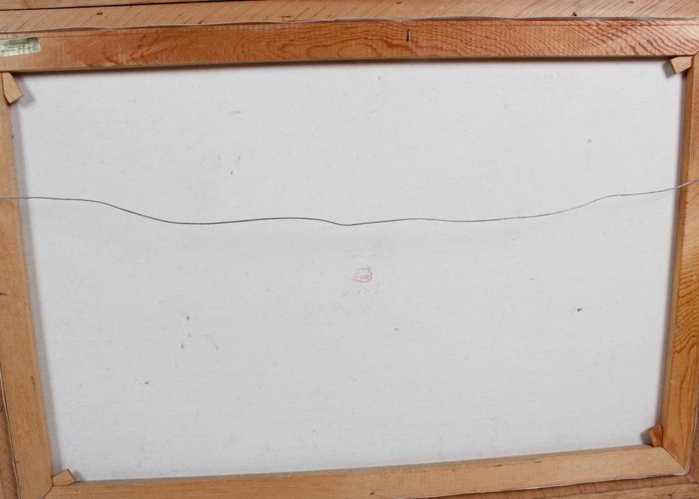 Acrylic Seascape on Canvas by J. Pierce