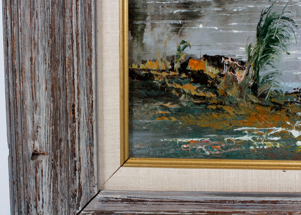 Acrylic Seascape on Canvas by J. Pierce