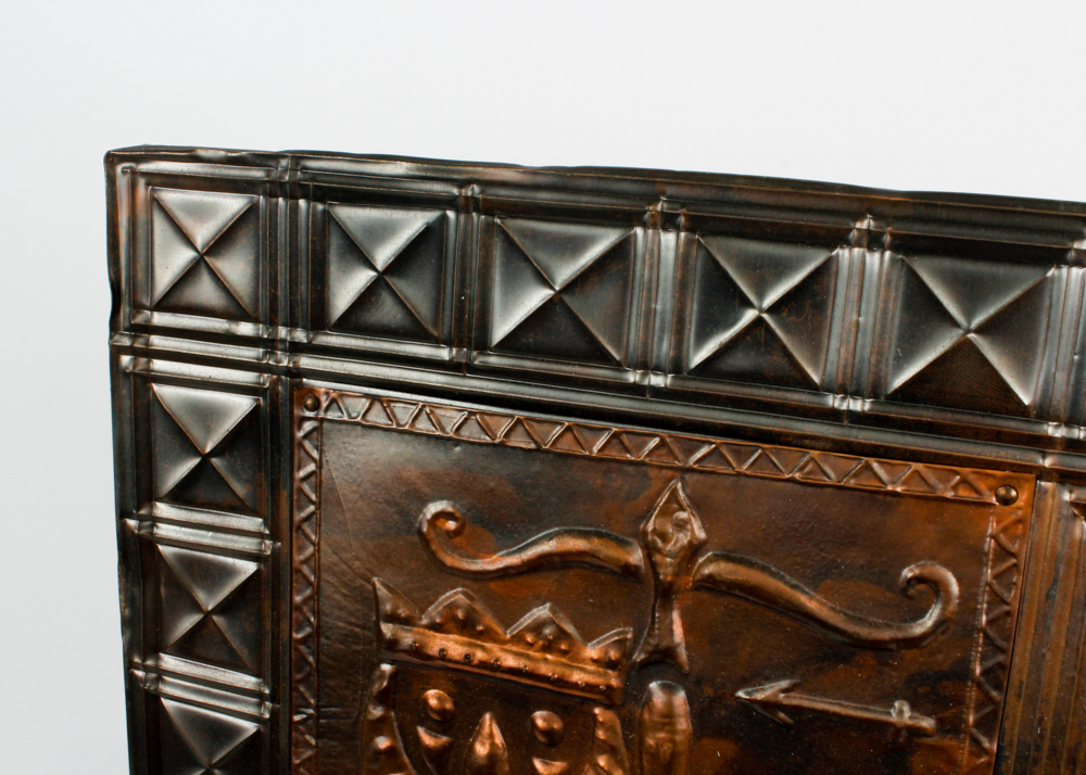 Vintage Astrological Metal Panel