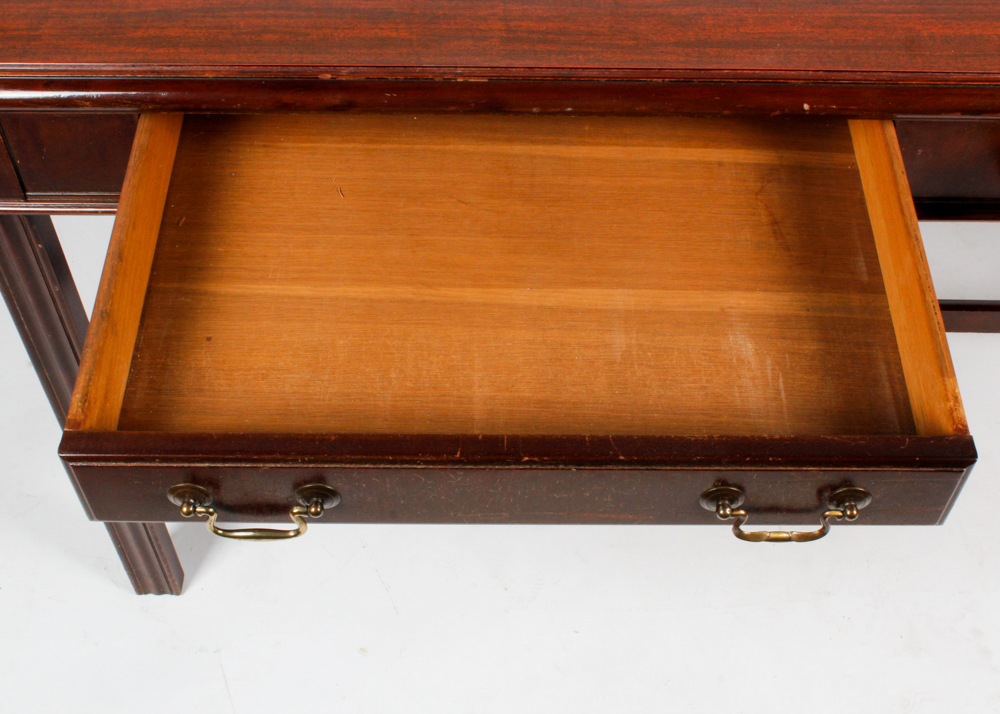 Large Walnut Side Table