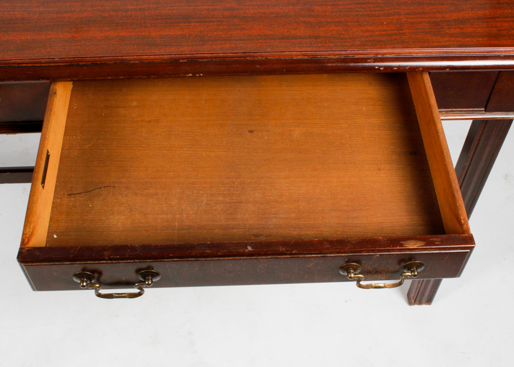 Large Walnut Side Table