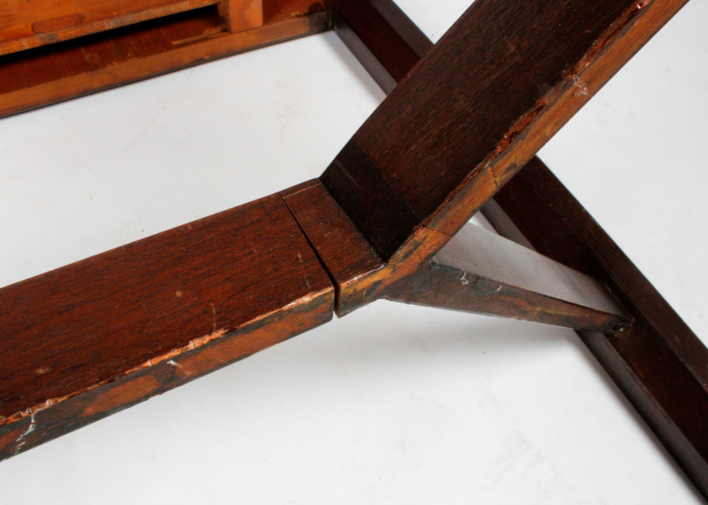 Large Walnut Side Table