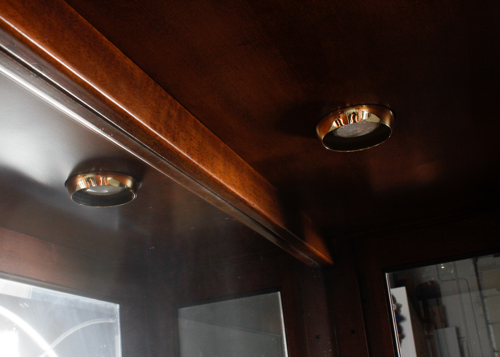 Contemporary Oak Curio Cabinet