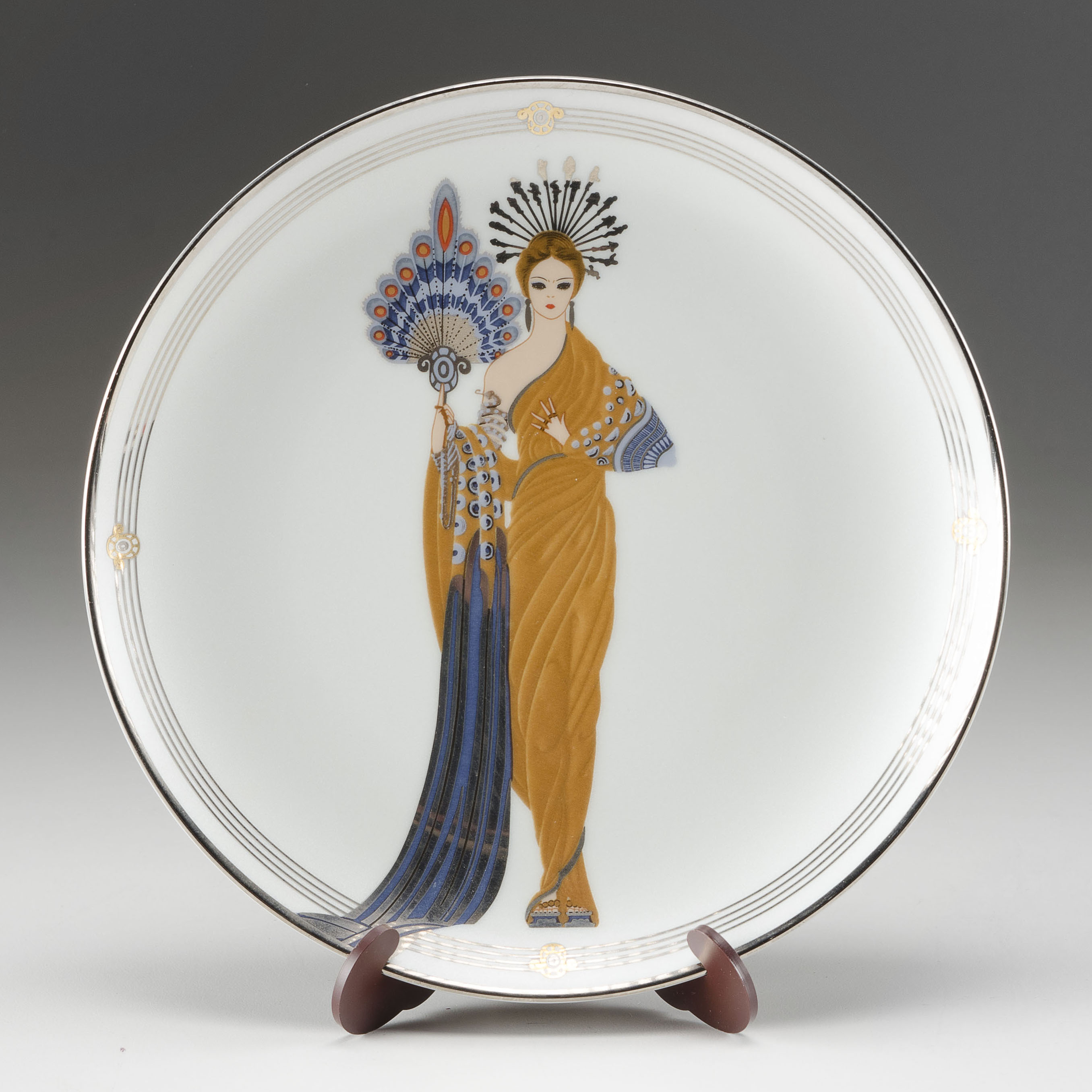 House of Erte Athena Collector's Plate by Franklin Mint