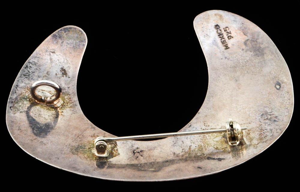 Two Sterling Silver Brooches