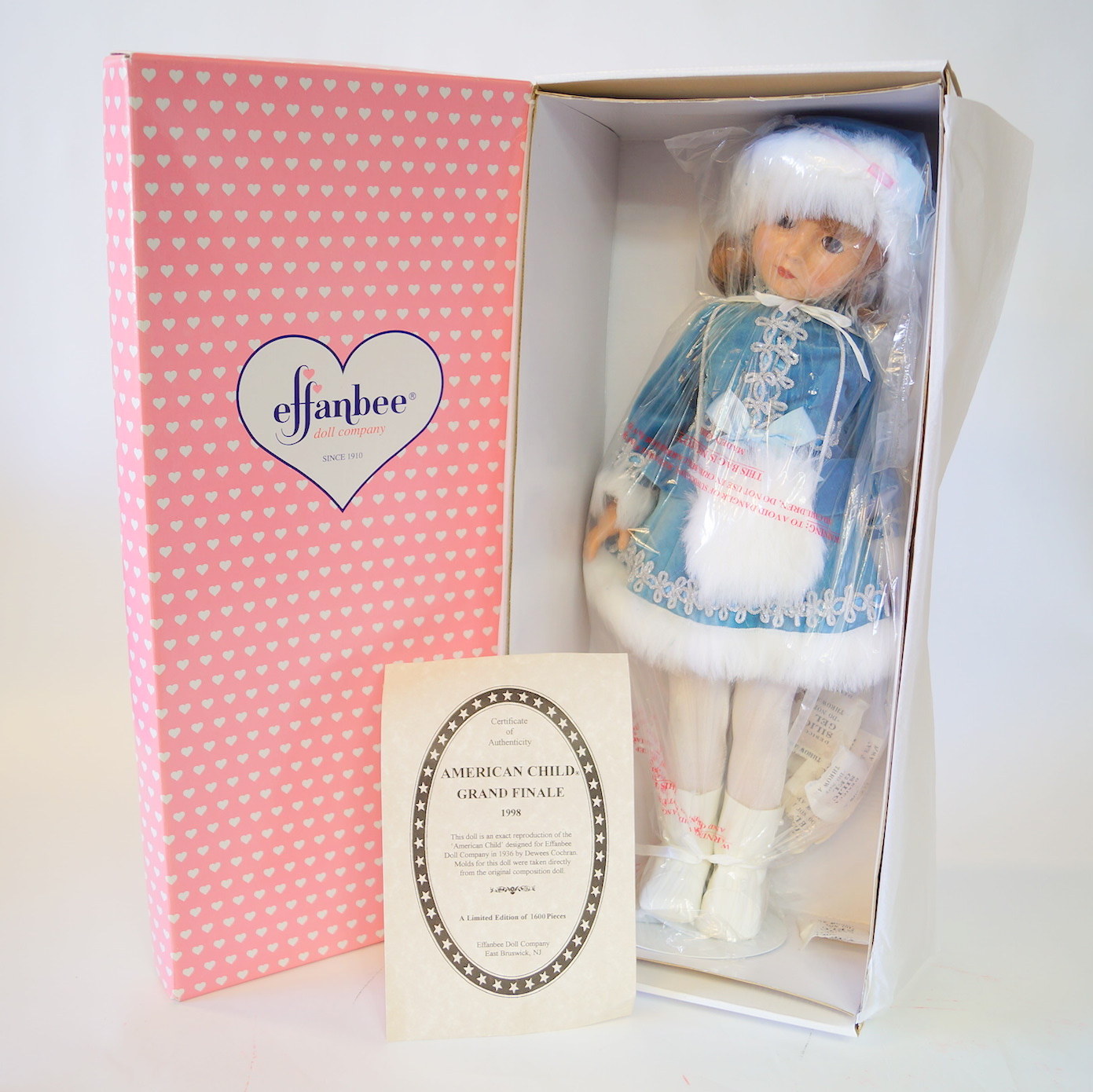 Effanbee Grand Finale American Child 18" Doll