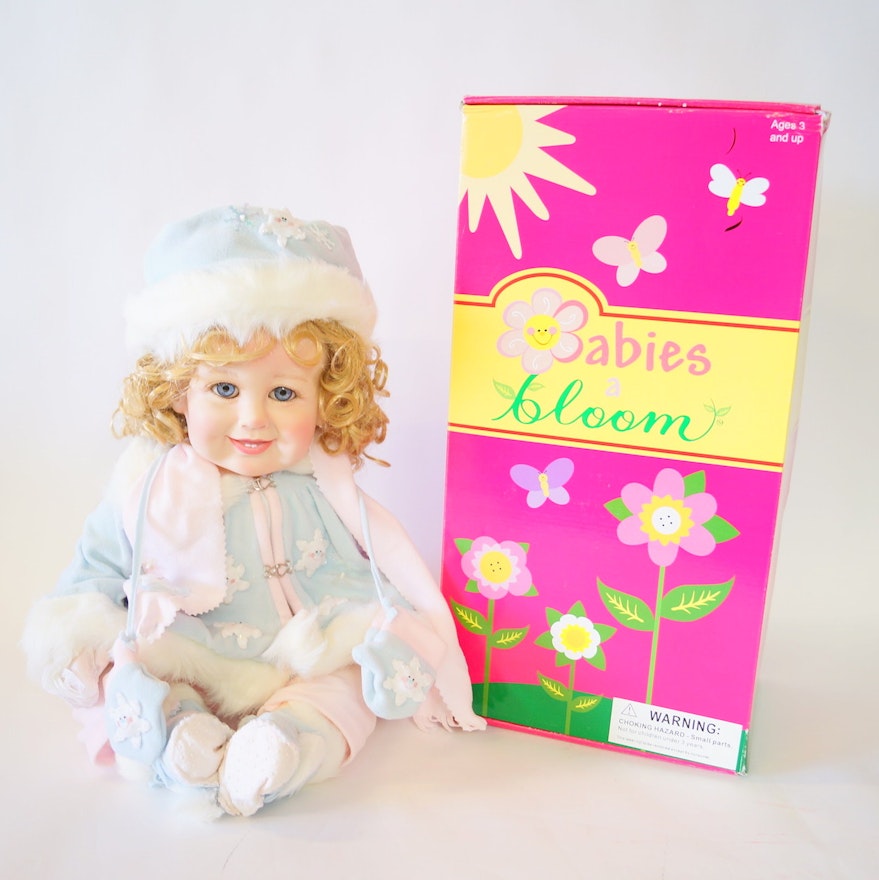 2005 "Snowflake" Baby Doll from Marie Osmond's Baby a Bloom Collection