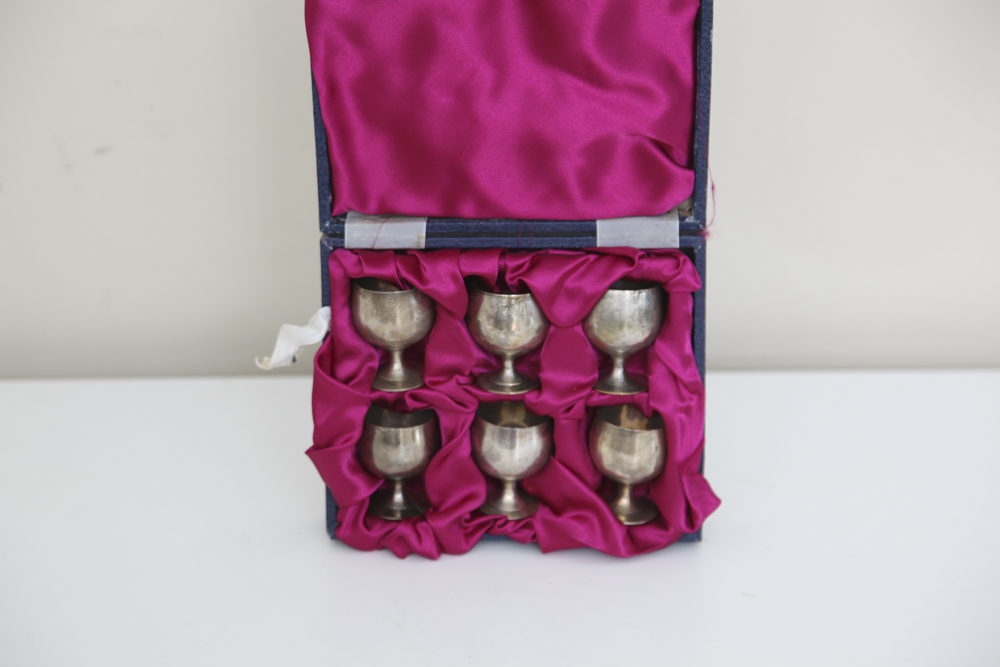 Silver Plated Miniature Cups