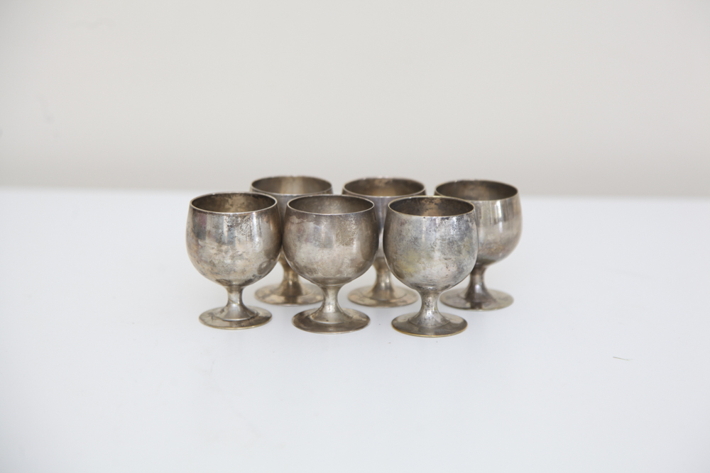 Silver Plated Miniature Cups