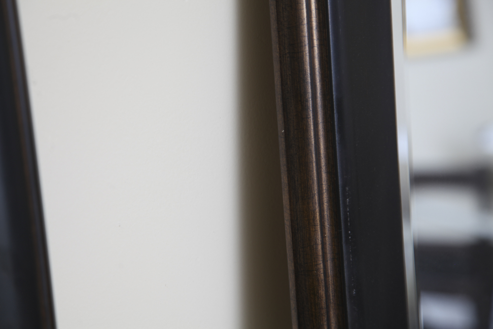 Pair of Rectangular Beveled Wall Mirrors