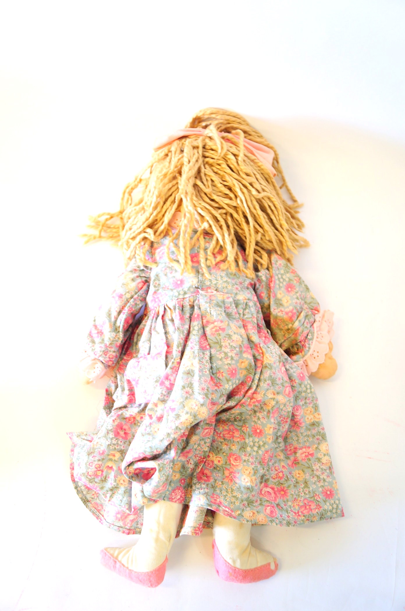 Three Vintage Soft Body Dolls with Yarn Hair