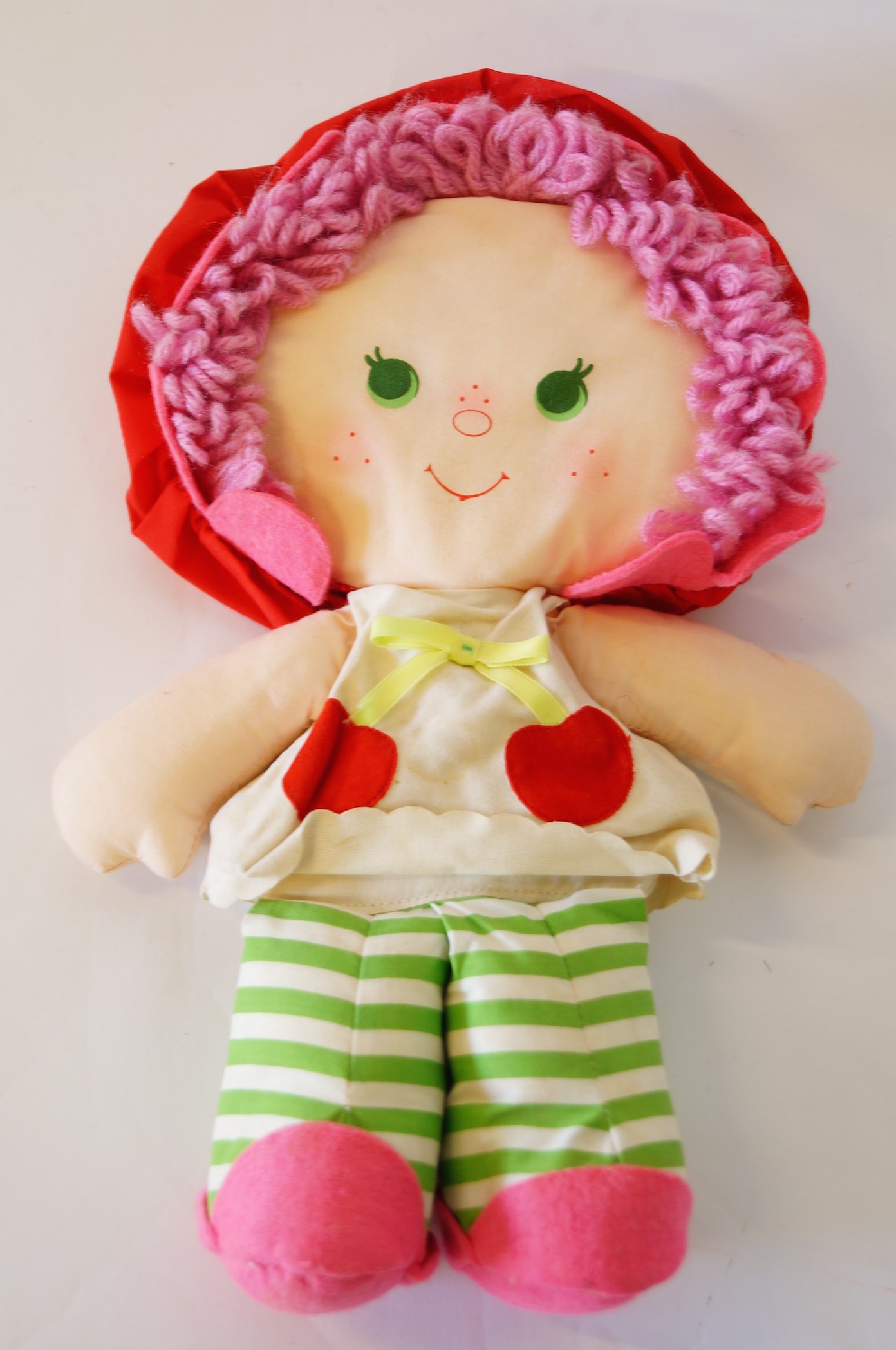 Three Vintage Soft Body Dolls with Yarn Hair