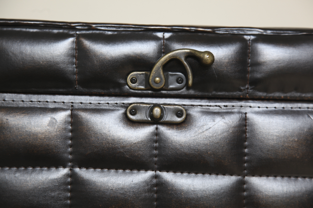 Leather-Textured Nesting Storage Chests