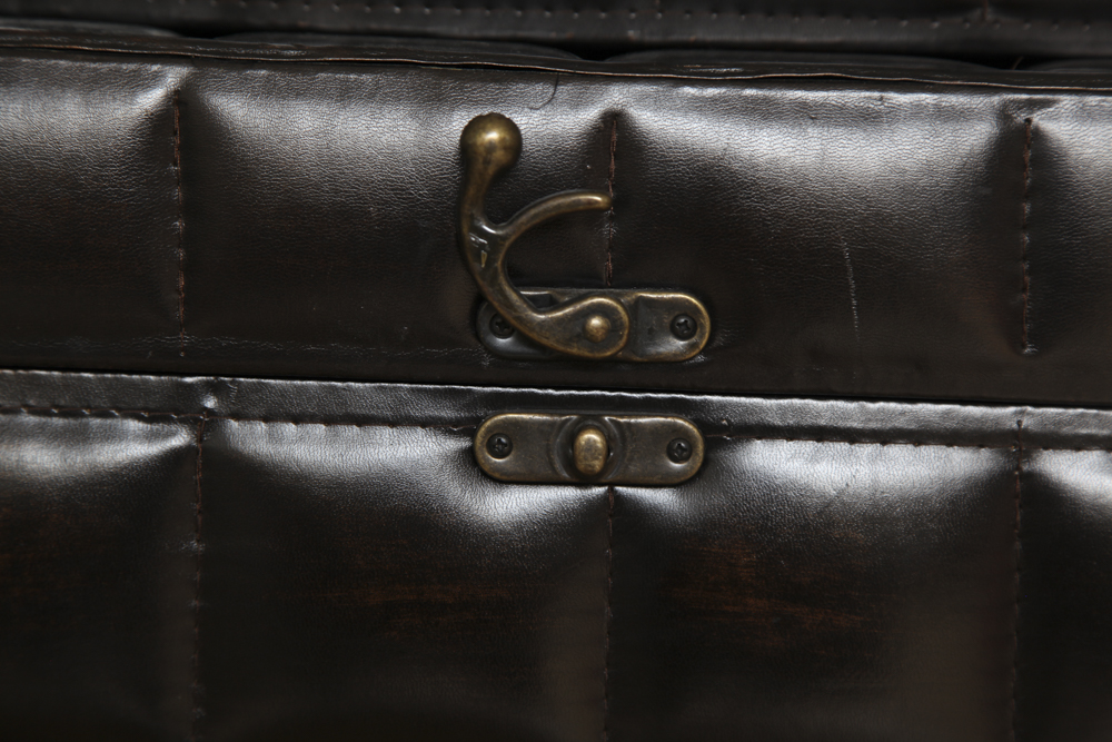 Leather-Textured Nesting Storage Chests
