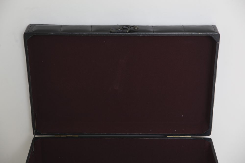 Leather-Textured Nesting Storage Chests