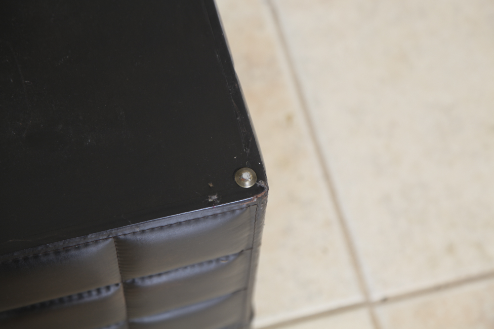 Leather-Textured Nesting Storage Chests