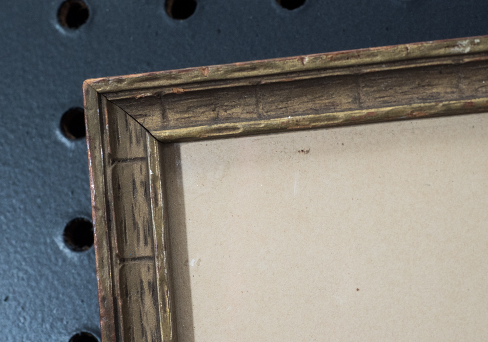 Signed Wallace Nutting "The Orchard Beud" Hand Colored Photograph