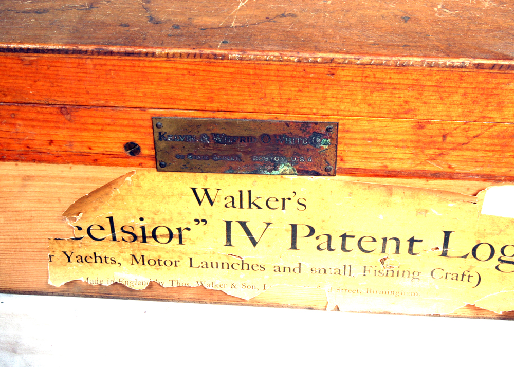 Vintage Walker's "Excelsior" IV Patent Log for Yachts and Motor Craft