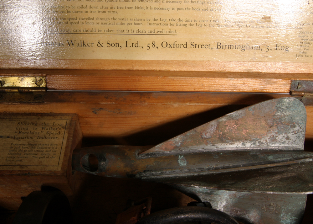 Vintage Walker's "Excelsior" IV Patent Log for Yachts and Motor Craft