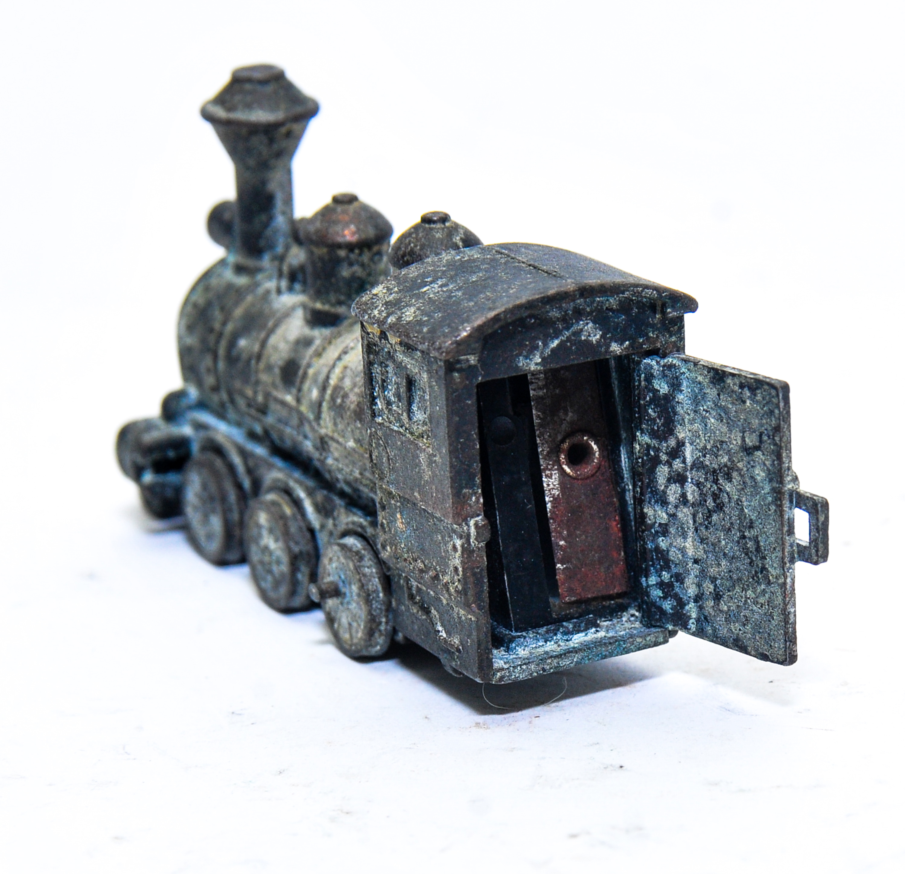 Vintage Miniature Metal Locomotive Pencil Sharpener