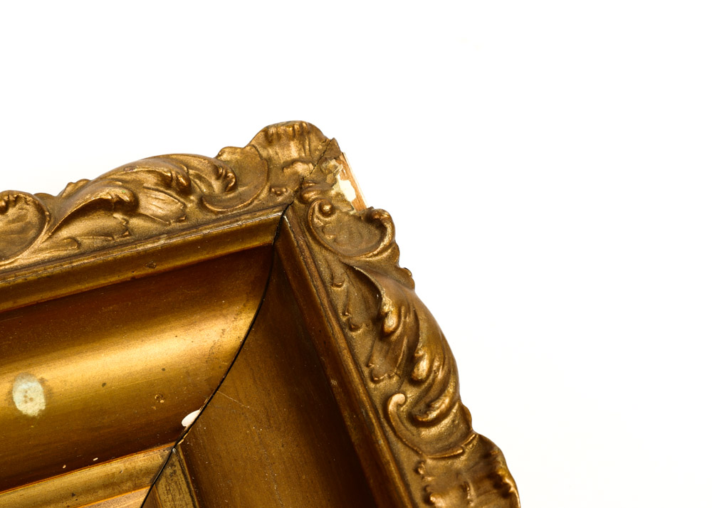 An Original Antique Oil on Board of Monks at Work