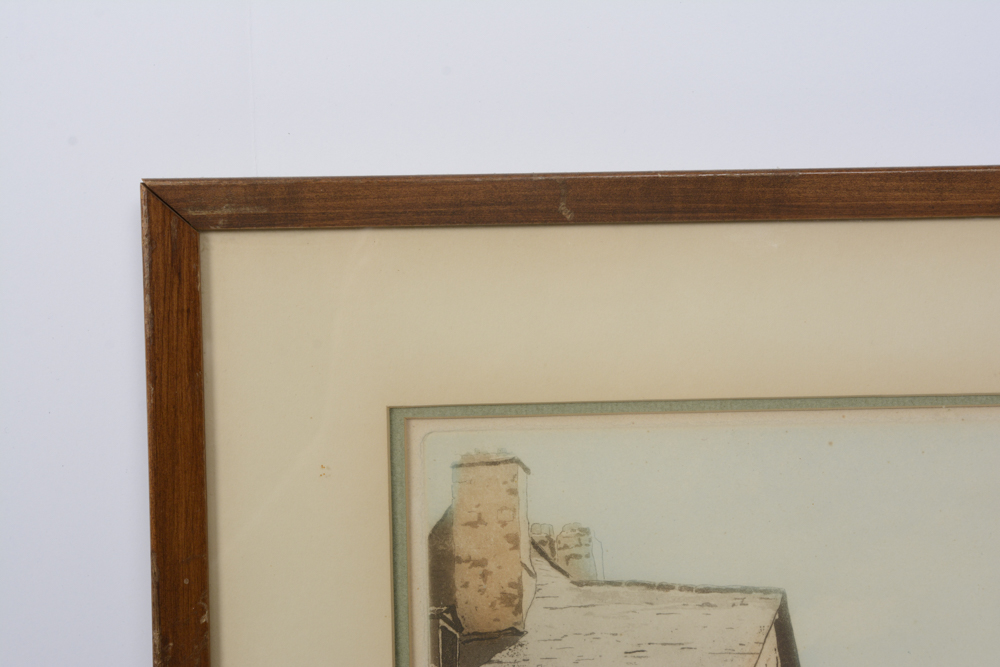 Pair of Town-Scape Prints